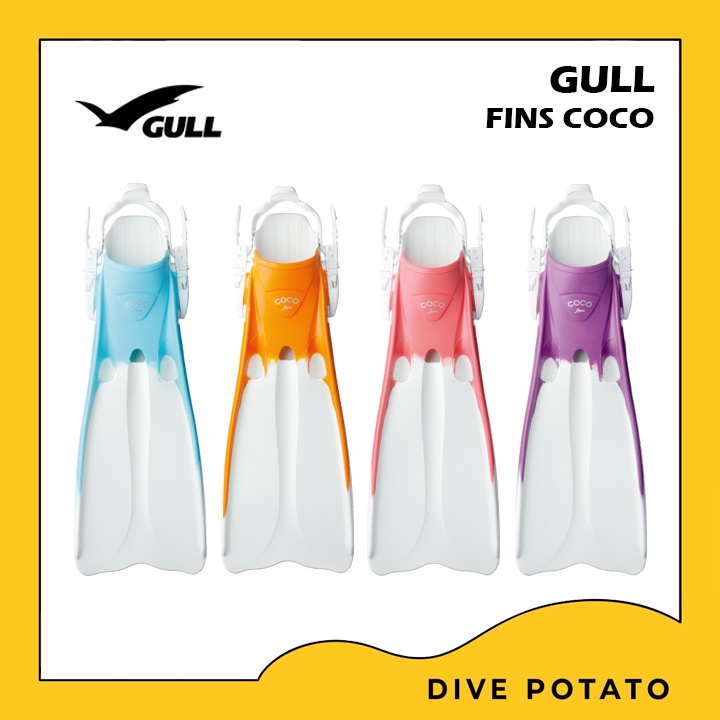 gull-coco-fins-ฟินดำน้ำประสิทธิ์ถาพสูงจากแบรนด์-gull