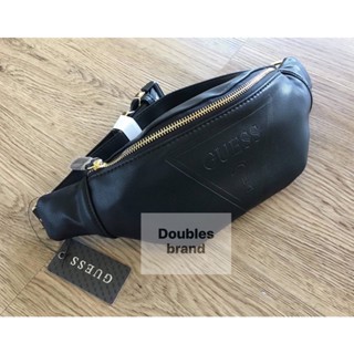 Guess black logo waist bag