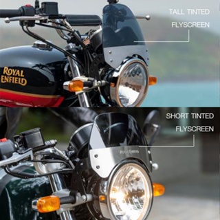 ชิวหน้า แท้ รุ่น INTERCPTOR,GT 650  Royal Enfield  ชุดแผงบังลม สั้น / ยาว