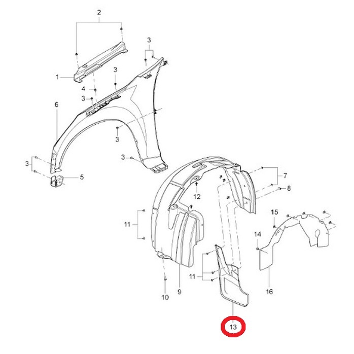 แท้ศูนย์-บังโคลนหน้า-เชฟโรเลต-โคโลราโด้-chevrolet-colorado-2012-2018-s10-4ประตู-ยกสูง-เทรลเบลเซอร์-trailblazer-2012-20