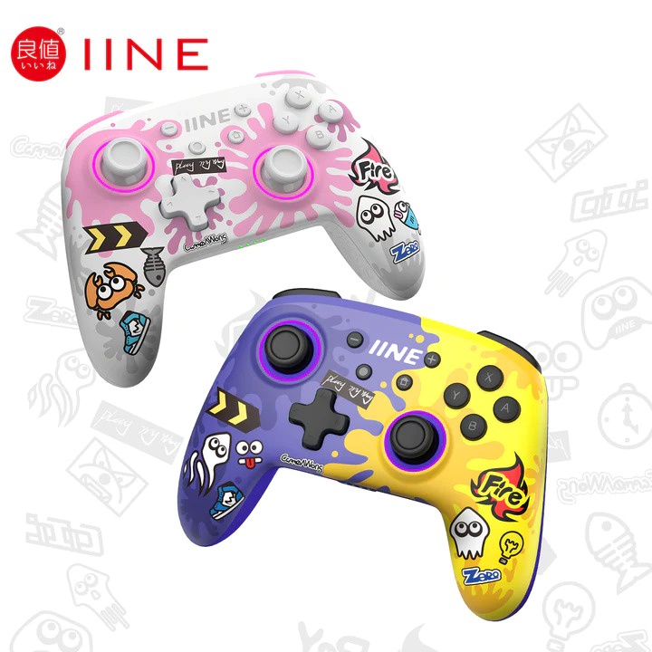 [อุปกรณ์เสริม] IINE จอยไร้สาย Nintendo Switch Splatoon Wireless ...