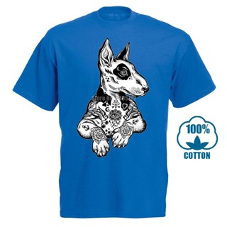 เสื้อยืดผ้าฝ้ายพิมพ์ลายคลาสสิก Sanc6 {พร้อมส่ง XS-4xl} Pit Bull Terrier พร้อมรอยสัก ไร้รอยต่อ 012088 เสื้อยืดผ้าฝ้าย 100