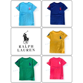 Ralph Lauren Big Pony T-shirt เสื้อยืดคอกลมเด็กชาย-เด็กหญิง