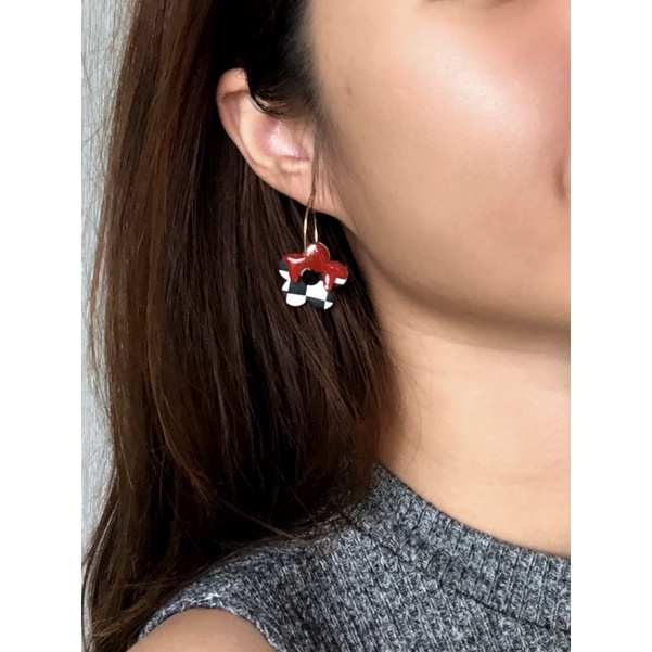 halloween-collection-bleeding-checkered-flower-hoops