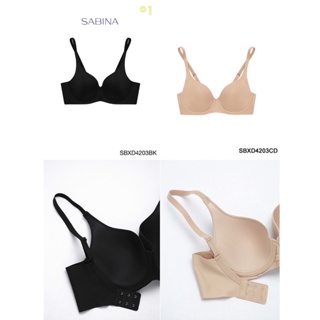 Sabina ซาบีน่า เสื้อชั้นใน (มีโครง) รหัส SBXD4203 Seamless Fit รุ่น Perfect Bra สูงสุด C42