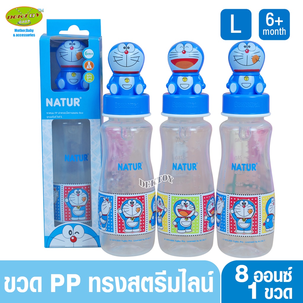 natur-เนเจอร์-ขวดนมเนเจอร์-โดเรมอนสตรีมไลน์-8-ออนซ์-40048