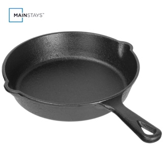 เมนสเตบ์ กระทะเหล็กหล่อ Mainstays Cast Iron Skillet ขนาด 10 นิ้ว