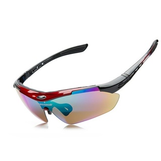 Robesbon แว่นตากันแดด UV400 เลนส์ 5 ระดับ สําหรับขี่จักรยาน เล่นกีฬา