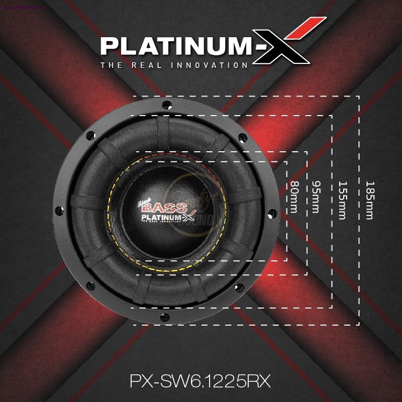 platinum-x-px-sw6-1225rx-ซับวูฟเฟอร์-6-5นิ้ว-แม่เหล็ก2ชั้น120มิล-หนา40มิล-วอยซ์เดี่ยว-ลำโพงซับ-ดอกซับ-เครื่องเสียง-1ดอก