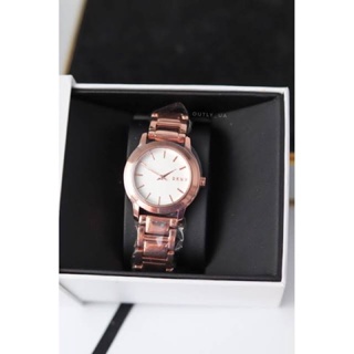 ภาพขนาดย่อของภาพหน้าปกสินค้านาฬิกา DKNY Women's Tompkins Three-Hand Rose Gold-Tone Watch NY2210 จากร้าน aey89.shop_usa บน Shopee