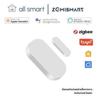 Zemismart Tuya Zigbee Door &amp; Window Sensor | เซมิสมาร์ท เซ็นเซอร์ตรวจจับการเปิดประตู หน้าต่าง ลิ้นชัก ระบบ ทูย่า ซิกบี