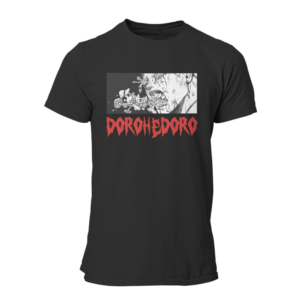 เสื้อยืด-เสื้อยืดผู้ชาย-dorohedoro-เห็ด-magix-วินเทจผ้าฝ้ายทีเสื้อแขนสั้นอะนิเมะการ์ตูนเสื้อยืด-o-คอเสื้อผ้า-summe