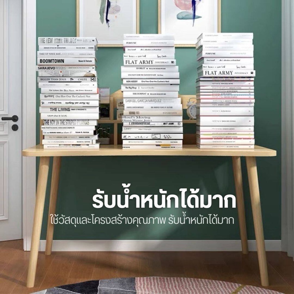 furiture-rich-4289-โต๊ะทำงาน-มีชั้นวางของ-จัดเก็บได้มาก-โต๊ะทำงานมินิมอล-รูปทรงทันสมัย-มี-2-สีให้เลือก