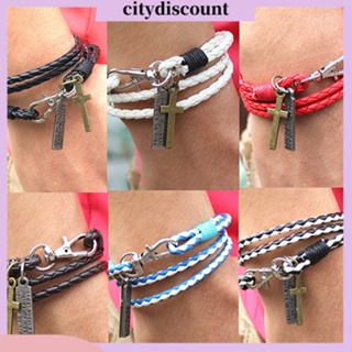 &lt;citydiscount&gt;  สร้อยข้อมือผู้ชาย กำไลข้อมือ