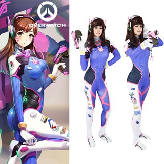 ชุดจั๊มสูทคอสเพลย์ D.va คุณภาพสูง สําหรับเด็ก และผู้ใหญ่