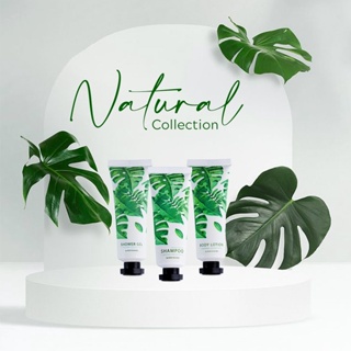 [แพ็คชนิดละ125ชิ้น] รุ่น Natural งานหลอด ของใช้ในโรงแรม ของโรงแรม Amenities Kit ของใช้ในห้องน้ำ hotel supplies อเมนิตี้