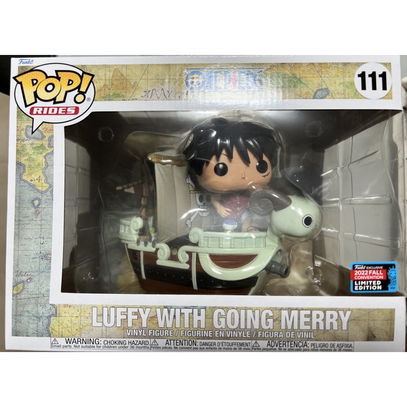 Funko Pop! Rides One Piece – Luffy With Going Merry – Convention 2022 – Exclu