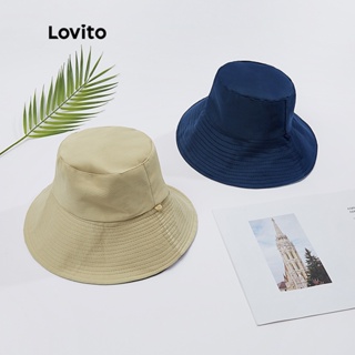 ภาพหน้าปกสินค้าLovito หมวก กันแดด แฟชั่นสี แบบเรียบ สไตล์ลำลอง L18M338 (สีน้ำเงินเข้ม/สีออฟไวท์) ที่เกี่ยวข้อง