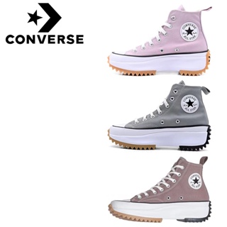 Converse Run Star Hike/Taro purple/gray/brown/รองเท้ากีฬาคุณภาพสูง