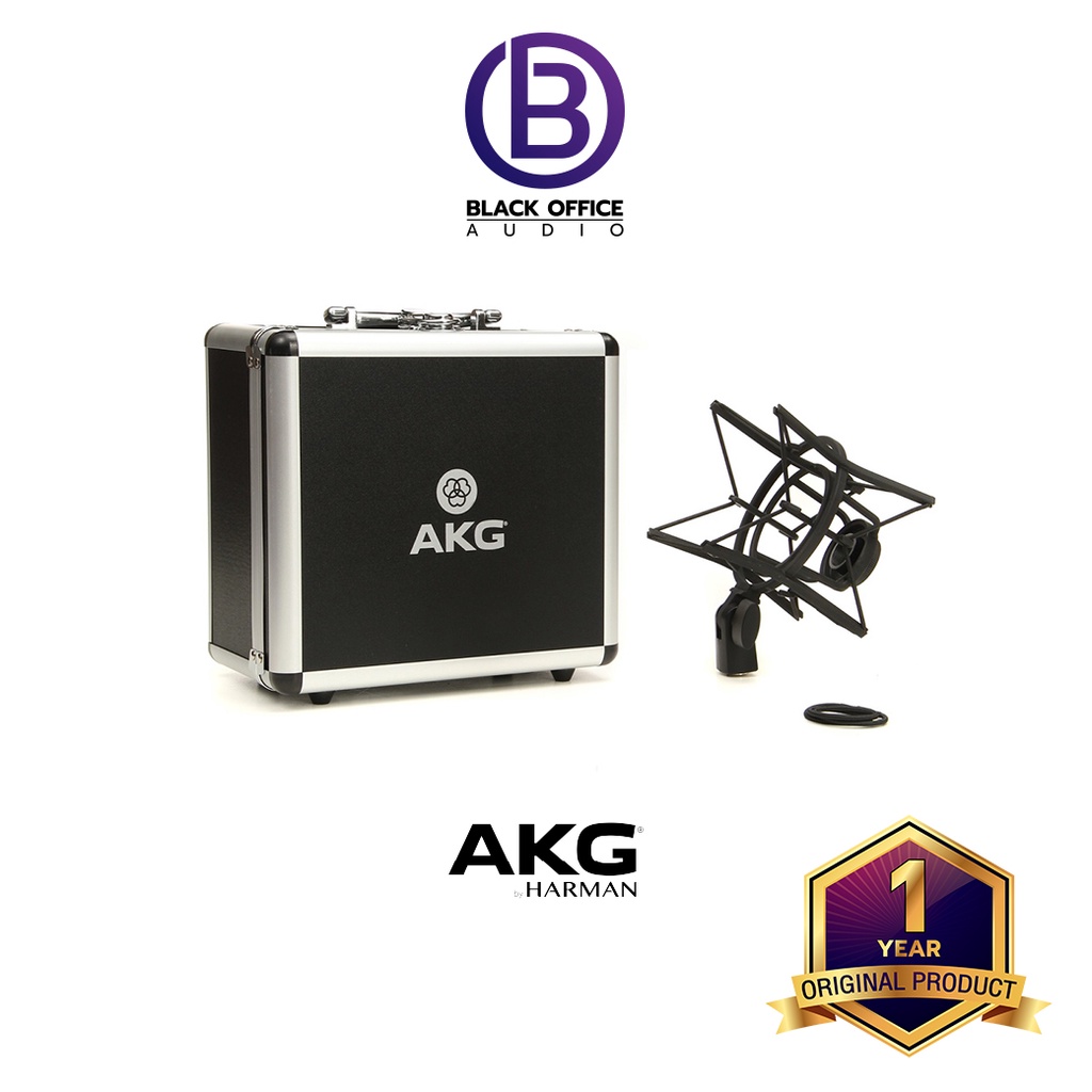 akg-p420-ไมค์คอนเดนเซอร์-ไมค์อัดเสียง-บันทึกเสียง-โฮมสตูดิโอ-condenser-microphone-blackofficeaudio