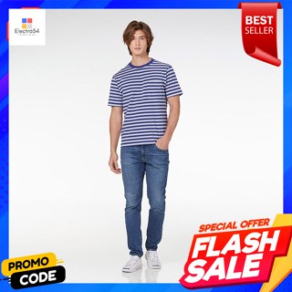 เบสิโค เสื้อยืดคอกลม รุ่น TASN21W3MM701 ลายริ้วBesico Round Neck T-Shirt Model TASN21W3MM701 Stripe Pattern