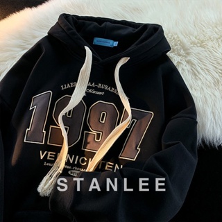 สินค้า StanLee เสื้อกันหนาวผู้ชาย กาหลี แฟชั่น หลวม ใส่สบายๆ 2022 NEW OC1413