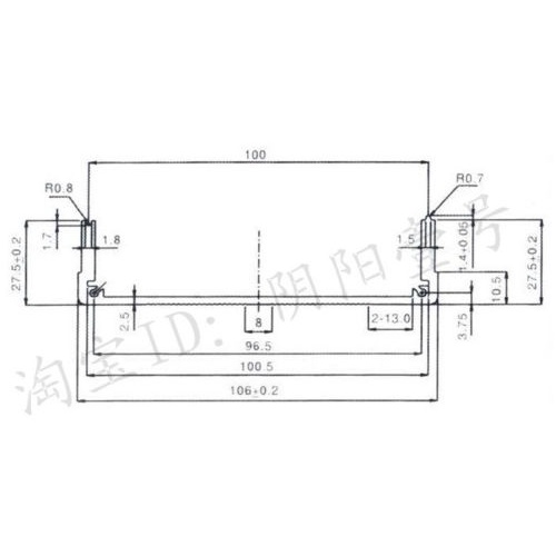 2pcs-enclosure-case-aluminum-box-circuit-board-project-electronic-150-105-55mm