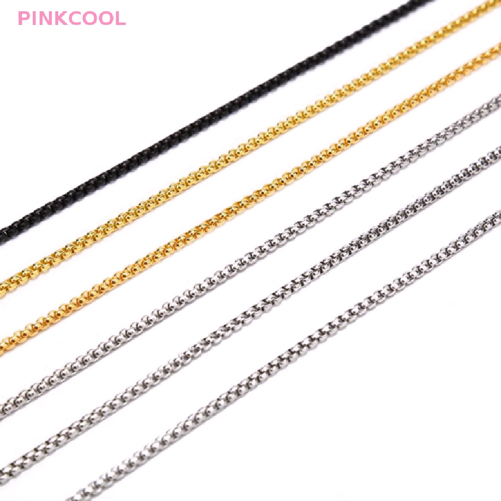 pinkcool-แฟชั่น-3-มม-สเตนเลส-กระดูกงู-โซ่-สร้อยคอ-ผู้ชาย-ผู้หญิง-สร้อยคอ-เครื่องประดับ-ของขวัญ-ขายดี