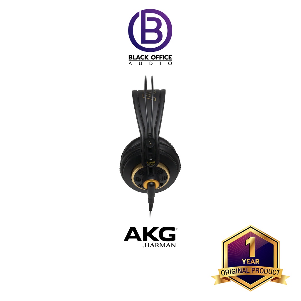 akg-k240-studio-หูฟังมอนิเตอร์-ทำเพลง-บันทึกเสียง-โฮมสตูดิโอ-headphone-monitor-blackofficeaudio
