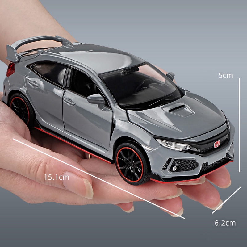 Rmz City Honda NSX 5 Inch Diecast Model Collectible Series Vehicle with Opening Doors & Pullback Action Blue