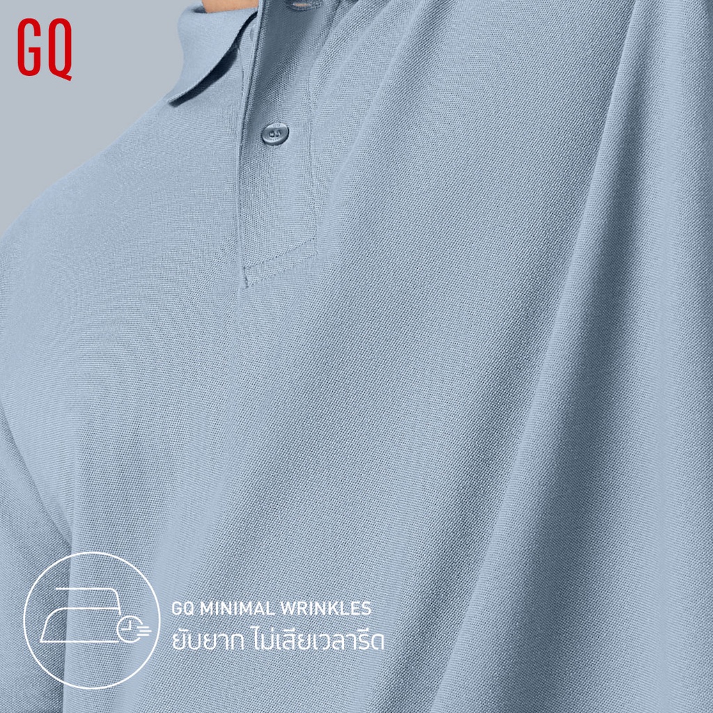 ภาพสินค้าGQ Minimal Polo เสื้อโปโลยับยั้งกลิ่นเหงื่อ สีกรมท่า (มินิมอลโปโล) จากร้าน gqsize บน Shopee ภาพที่ 3