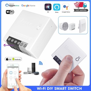 Itead Sonoff Basic R2 Mini R2 RFbridge โมดูลสวิตช์ไฟไร้สาย WiFi APP 220v ขนาดเล็ก DIY