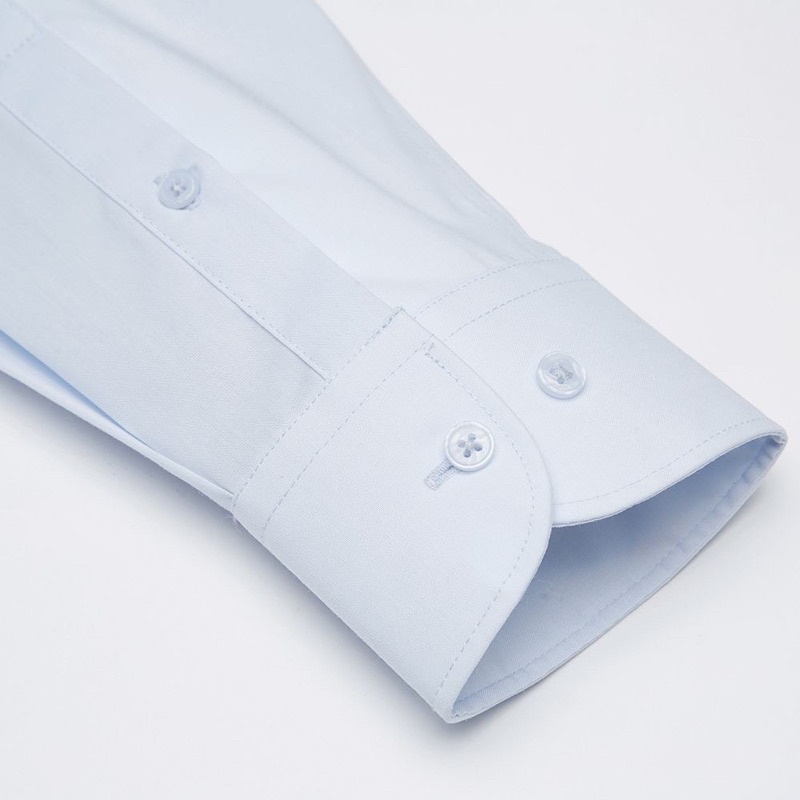g2000-เสื้อเชิ้ตแขนยาวสีฟ้า-cotton-poplin-ทรง-smart-fit-เสื้อเชิ้ตผู้ชาย-เสื้อเชิ้ตทำงาน