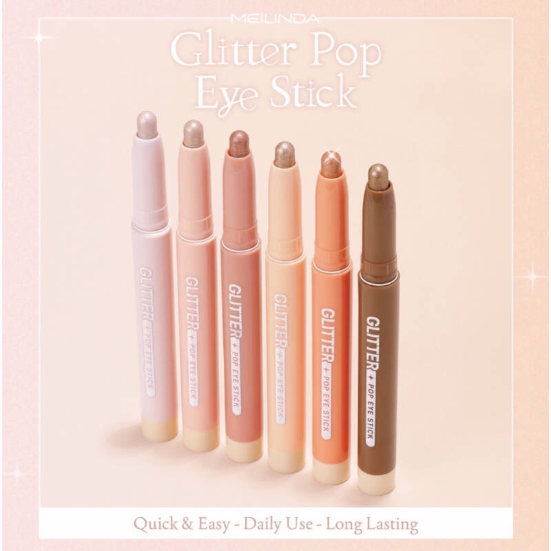 meilinda-glitter-pop-eye-stick-เมลินดา-กลิตเตอร์-ป๊อป-อาย-สติ๊ก-อายแชโดว์แบบแท่ง-มีให้เลือกทั้งเนื้อแมทท์และกริตเตอร์