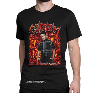 เสื้อเด็กหญิง Gibbaaaaaaay Voor Mannen Vrouwen Tops เสื้อยืด Gibby Meme Nieuwigheid Tees Harajuku Crewneck เสื้อยืด Puur