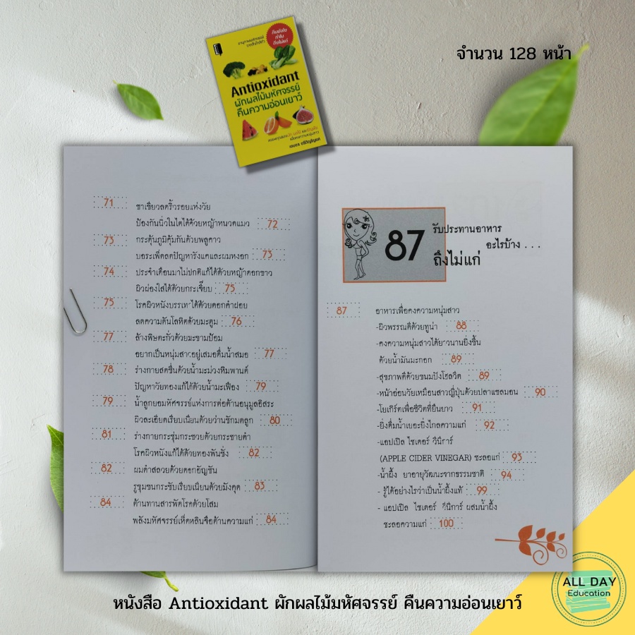 หนังสือ-antioxidant-ผัก-ผลไม้-มหัศจรรย์-คืน-ความอ่อนเยาว์-book-maker-สนพ-การดูแลสุขภาพ-ความสวย-อาหารเพื่อสุขภาพ