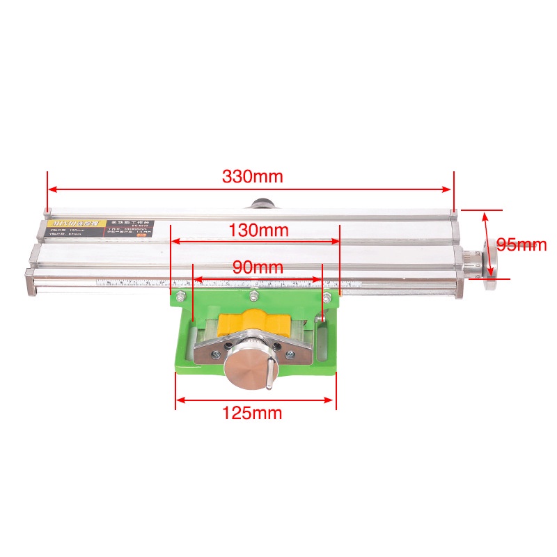 เครื่องเจาะและกัด-เครื่องเจาะและกัดแบบตั้งโต๊ะขนาดเล็ก-การปรับแกน-x-และแกน-y-ของเครื่องเจาะ-ใช้กับสว่านตั้งโต๊ะ