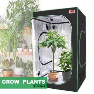 YXO ปลูกเต็นท์พืชสวนกระถางต้นไม้ ภายในห้องกางเต็นท์ปลูกน้ําในห้อง LED ห้องมืดของพืชเรือนกระจก ปลูกไฟในแปลงดอกไม้ของพืชเร