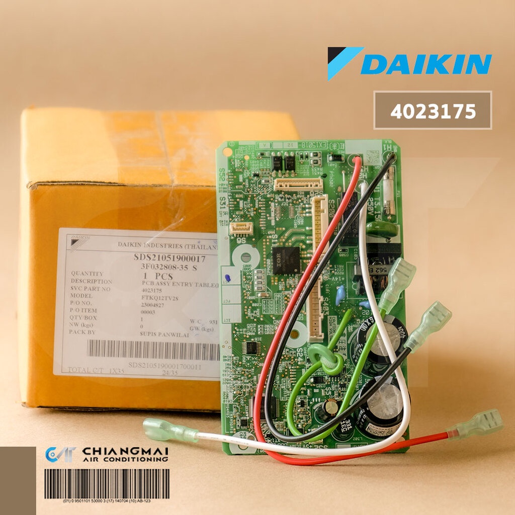 ภาพหน้าปกสินค้า2538972 / 4023175 แผงวงจรแอร์ Daikin แผงบอร์ดแอร์ไดกิ้น แผงบอร์ดคอยล์เย็น รุ่น FTKQ12TV2S, ATKC12TV2S, FTKF12UV2S