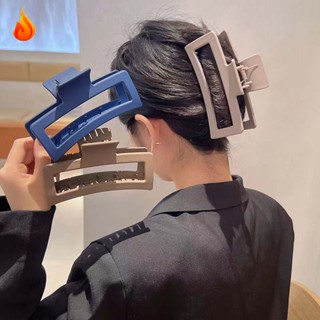 กิ๊บติดผม ทรงสี่เหลี่ยมผืนผ้า ขนาดใหญ่ 12.5 ซม. สไตล์เกาหลี