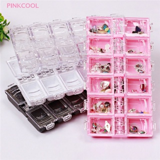 Pinkcool กล่องพลาสติก 12 ช่อง สําหรับเก็บเครื่องประดับ ลูกปัด