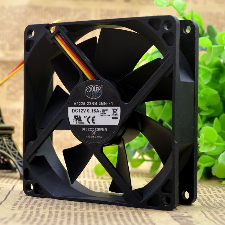 COOLER MASTER A9225-22RB-3BN-F1 12V 0.18A DF0922512พัดลม RFMN | Shopee ...