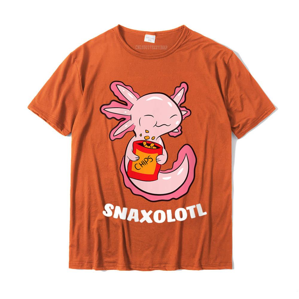 เสื้อยืด-cotton-ผู้หญิงน่ารัก-axolotl-คนรัก-snaxolotl-คาวาอี้-axolotl-ขนมอาหารเสื้อยืดผ้าฝ้ายเสื้อยืดด้านบนสําหรับผู้ชาย