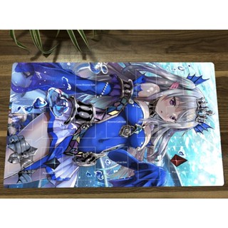 Yugioh Duel Playmat Tearalaments Shalane TCG CCG แผ่นรองเมาส์ยาง พร้อมกระเป๋า ขนาด 60x35 ซม. สําหรับเล่นเกม