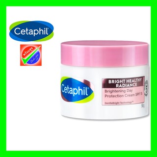 Cetaphil Bright Healthy Radiance Brightening Day Protection Cream SPF 15 50g. หมดอายุ 2025 เซาฟิล ไบร์ท เดย์ ครีม 50 กรั