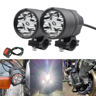 Additional Motorcycle Spotlights Headlight Car Fog Lights LED For SUZUKI GSXF DJEBEL 250 TL1000R INTRUDER 1400 VSTROM DL