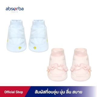 แอ็บซอร์บา (แพ็ค 1 คู่) ถุงเท้า สำหรับเด็กแรกเกิด - 3 เดือน คอลเลคชั่น Petit Citron - bt