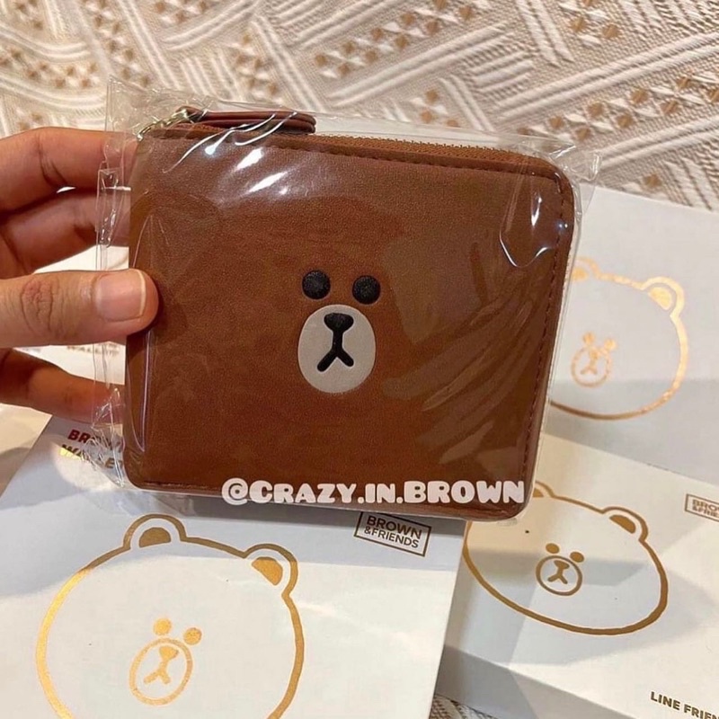 ของเข้าแล้ว-พร้อมส่งค่ะ-brown-wallet-กระเป๋าเงินหมีบราวน์