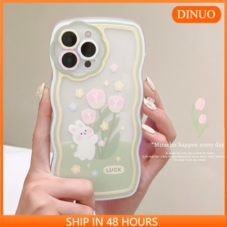 เคสโทรศัพท์มือถือ ลายกระต่าย ดอกไม้น่ารัก สําหรับ for iphone 7 7plus 8 8plus xs 11 12 13 14 pro max plus promax