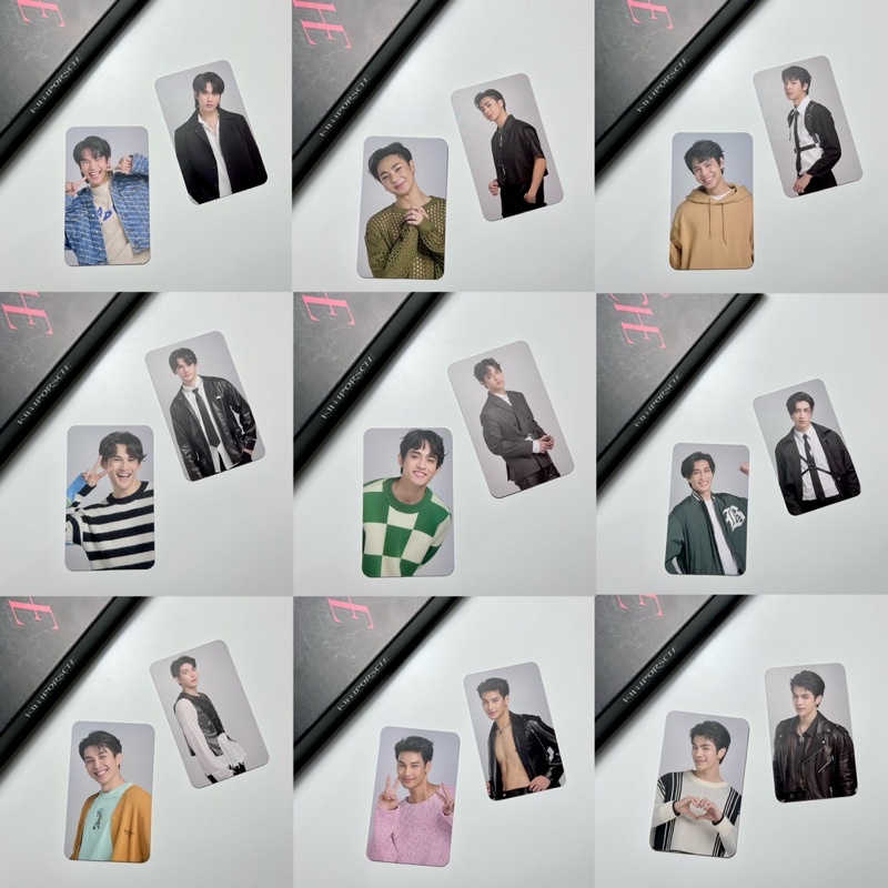การ์ด lively cards กล่องแดง ดำ kinnporsche (ขายเป็นคู่) | Shopee Thailand